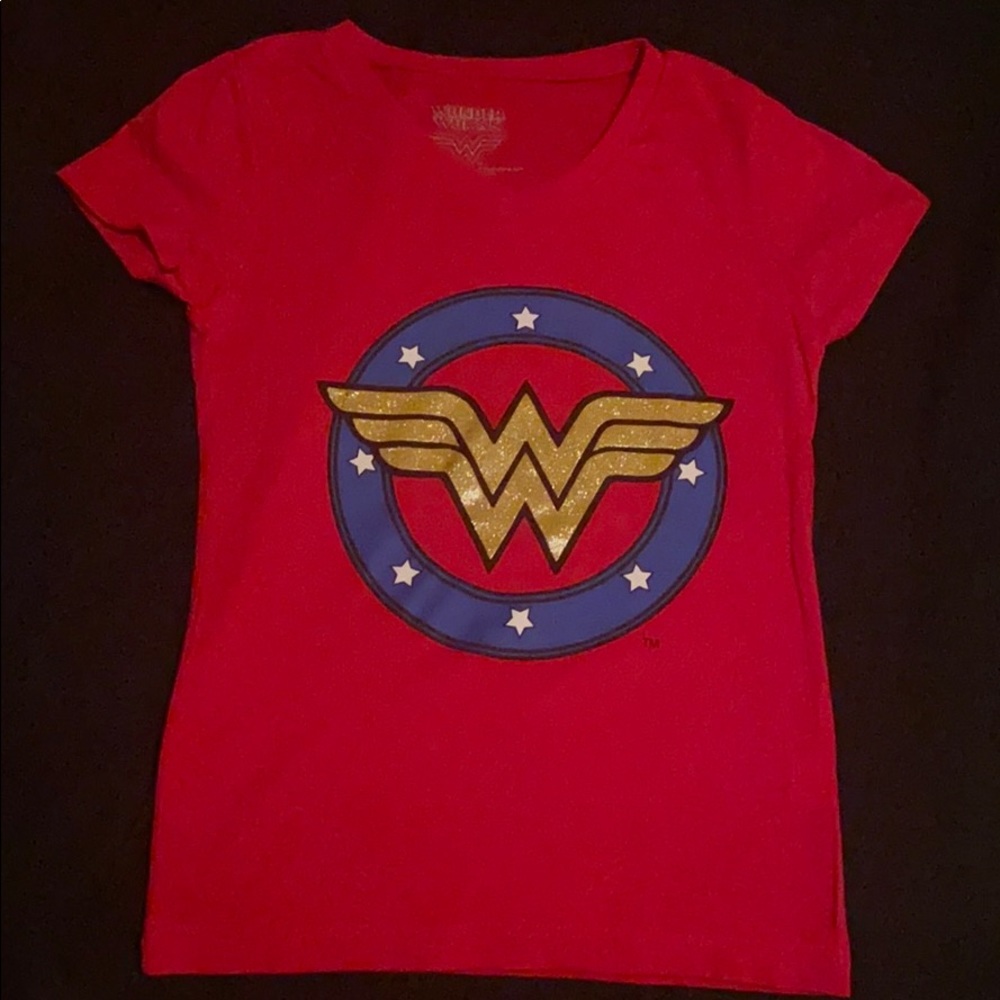 Girl Wonder Woman Logo Top